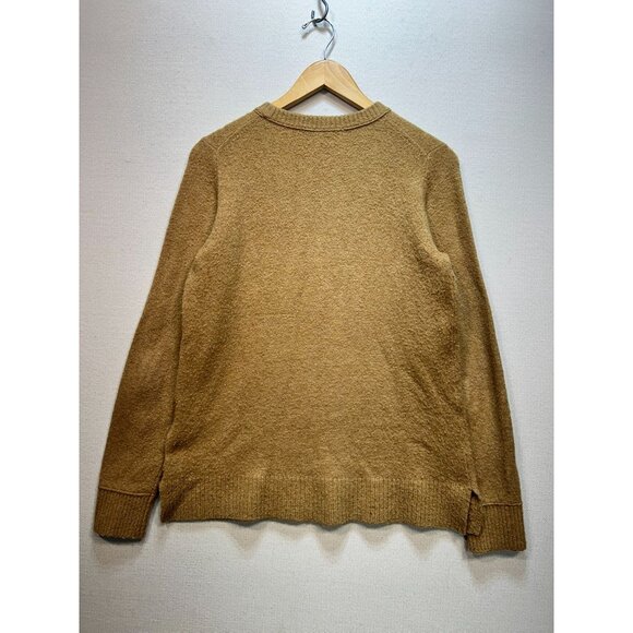 J.Crew Womens Crew Neck Pullover Sweater Medium Tan Knit Long Sleeve Casual - Picture 9 of 12